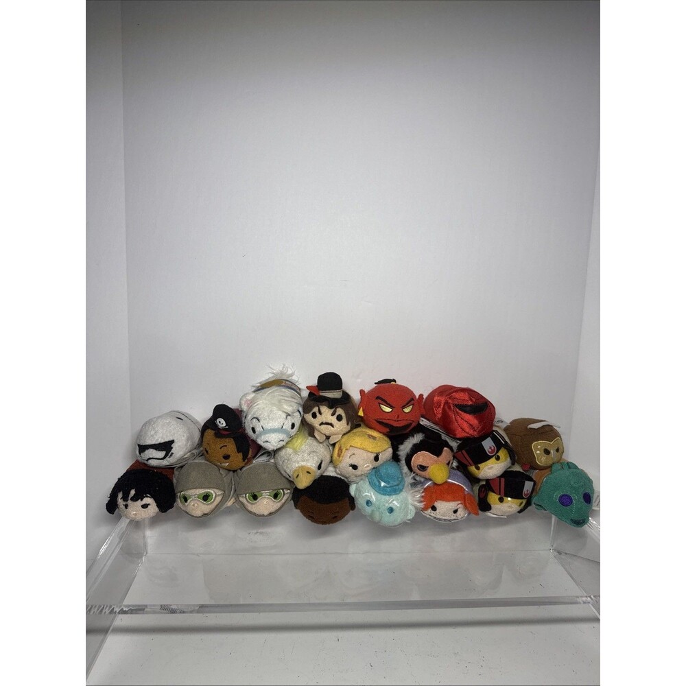 Disney Tsum Tsum Mini Plush Lot Of 19 Various Characters Some No Tags USED